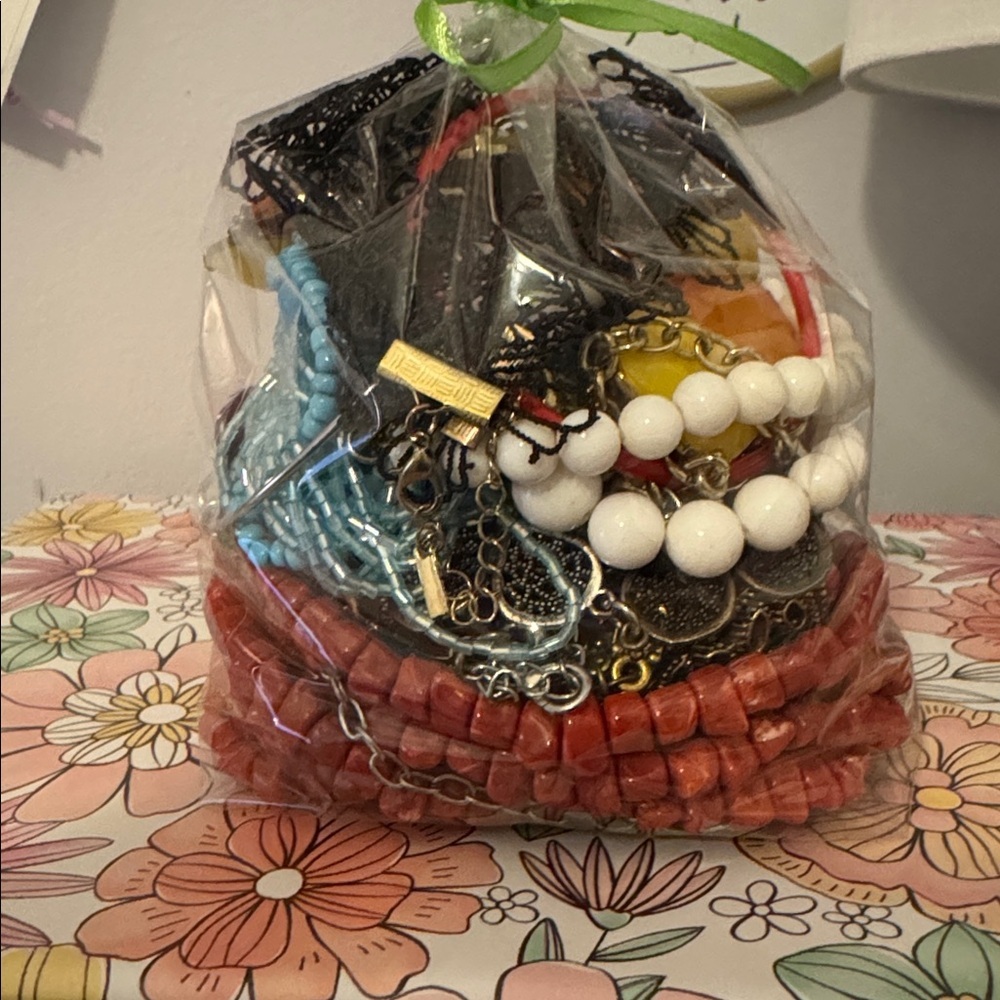 Stunning vibrant mystery Jewelry bag - Picture 4 of 5